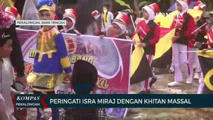 Khitan Massal diiringi Kirab Becak, Semarakkan Isra Miraj di Desa