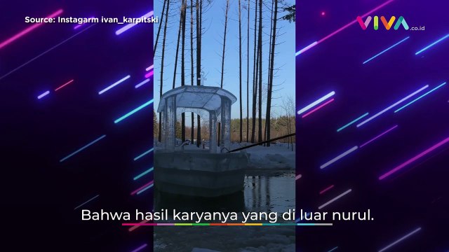 DI LUAR NURUL!! Pria Ini Sukses Buat Perahu dari Es