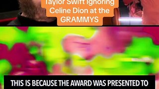 Travis Kelce react to Taylor Swift Ignoring Celine Dion at the GRAMMYS