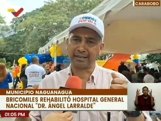 Carabobo| 5 mil personas beneficiadas con rehabilitación del Hospital Dr. Ángel Larralde