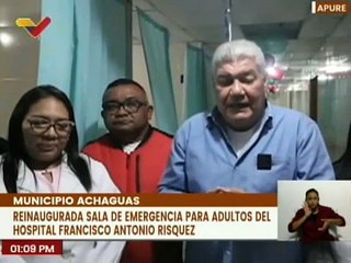 Apure | Reinaugurada sala de emergencia para adultos del hospital Francisco. Antonio Risquez