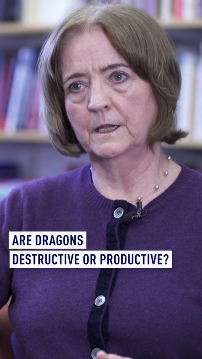 Are dragons destructive or protective?