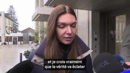 Dopage - Halep : "La vérité va éclater"