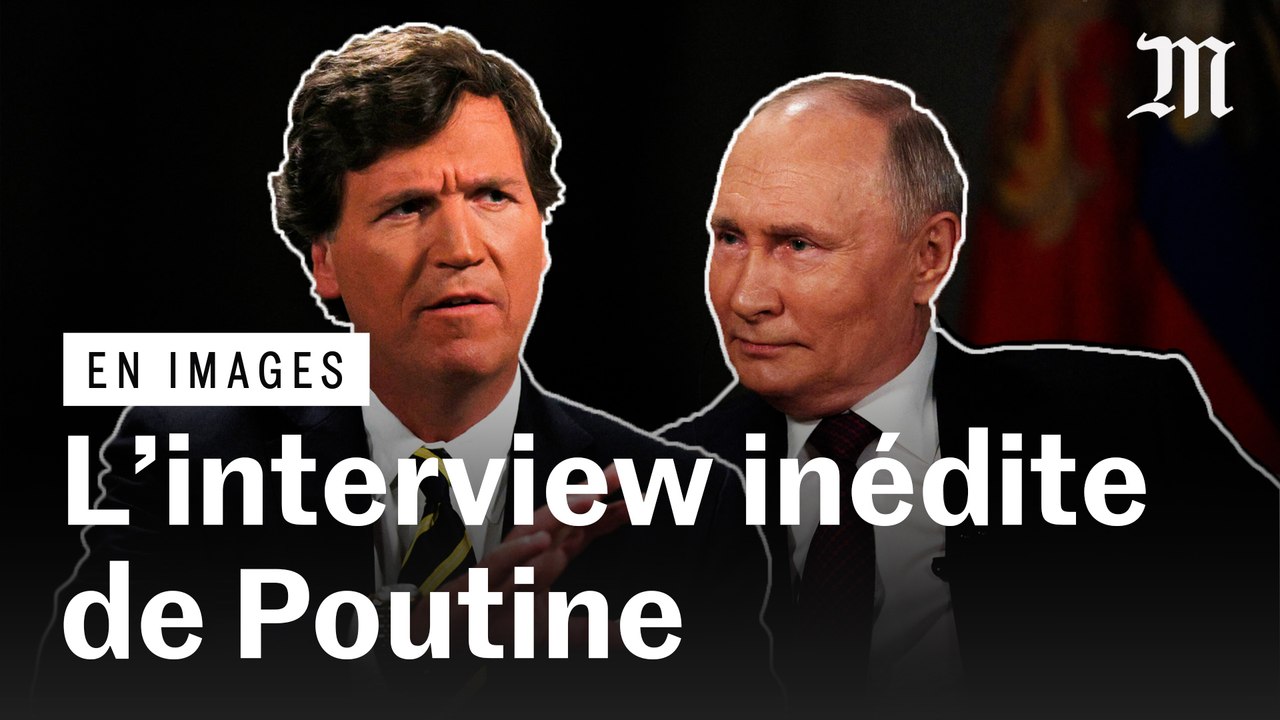 L’interview de Vladimir Poutine par le présentateur américain Tucker Carlson suscite la polémique - Vidéo Dailymotion