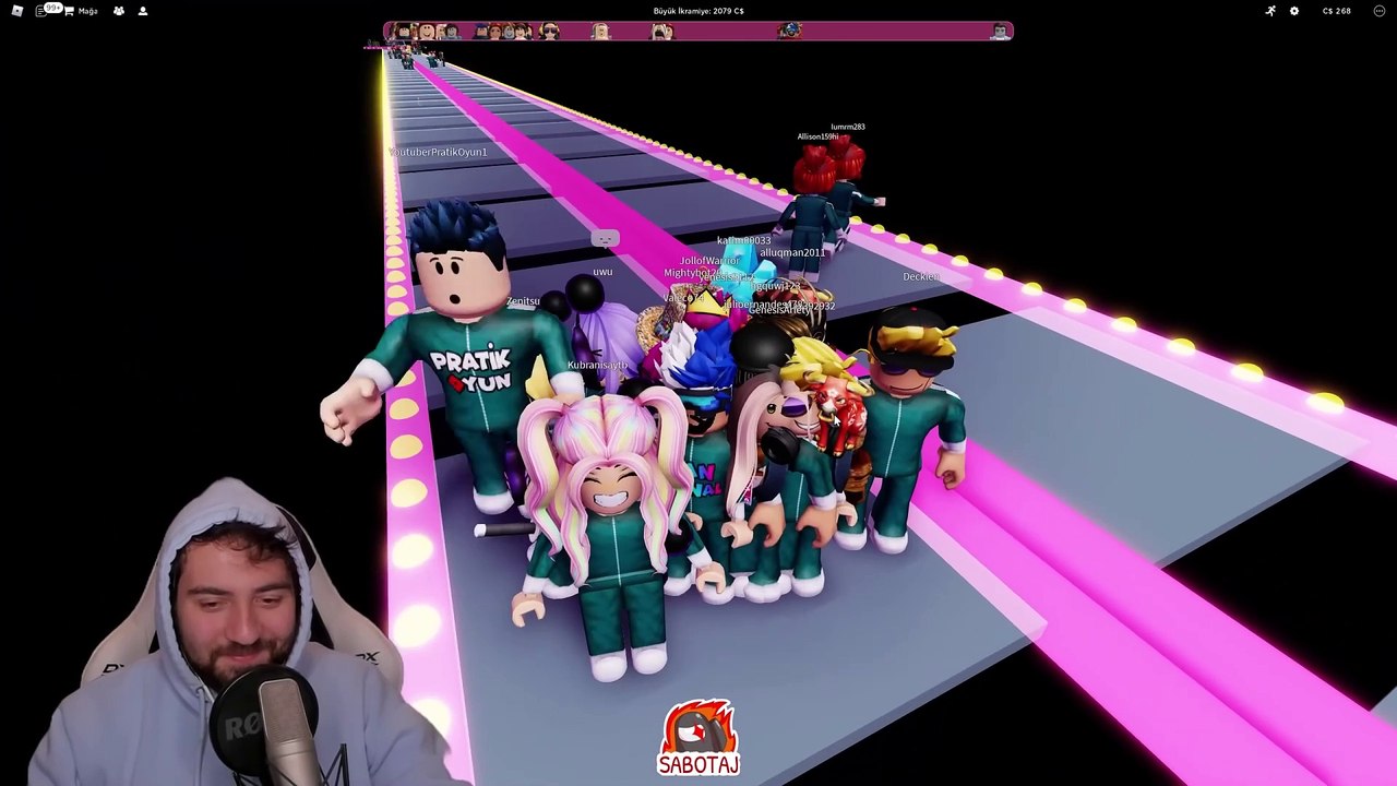 GEÇİLMESİ 9999999+ İMKANSIZ PARKUR | ROBLOX SQUID GAME PARKUR | HAN KANAL KÜBRA NİSA ve PRATİK OYUN