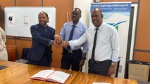 Signature lettre d'intention Collectivité territoriale de la Martinique, Région Guadeloupe, Université des Antilles