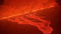 Iceland volcano’s spectacular second eruption of 2024 captured in drone footage
