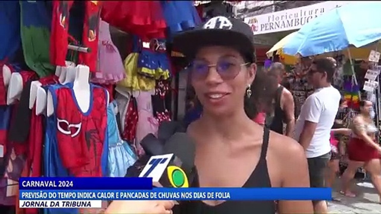 Previsão do tempo indica calor e pancadas de chuvas nos dias de folia