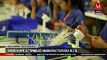 Diminuye la actividad manufacturera durante finales de 2023: INEGI