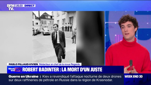 LE MATCH DU SOIR - Mort de Robert Badinter: C'était une vigie de la République , pour Pablo Pillaud-Vivien