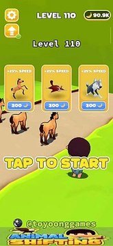 Level 110 Animal Shifting Transform Run