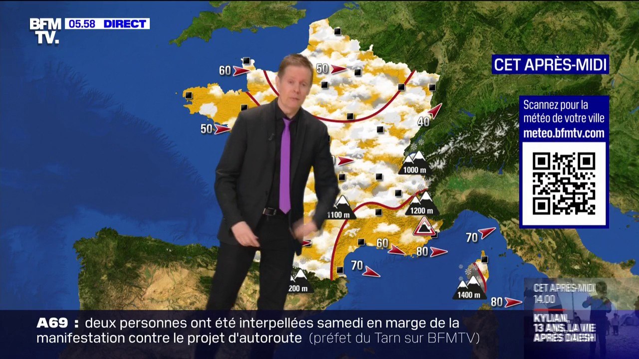 La neige s'impose sur plusieurs massifs, quelques rayons de soleil et des températures comprises entre 10 et 15°C pour ce dimanche