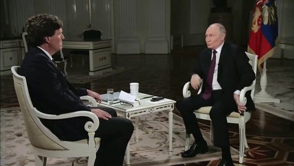 Путин дает интервью журналисту Такеру Карлсону_ оригинал на русском