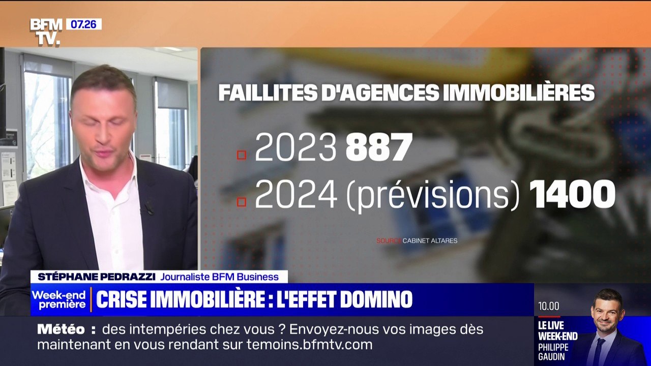 Agences immobilières, vente d'électroménager, déménageurs: l'effet domino de la crise immobilière
