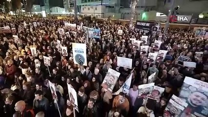 İsrail ve Kudüs’teki protestolarda Netanyahu’ya tepkiler sürüyor: “Bu başıboş başbakanın nesi var”