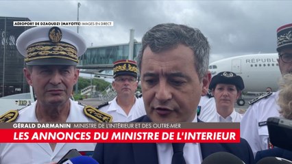 Gérald Darmanin : «Le président de la République m'a chargé de dire aux Mahorais que nous allons prendre une décision radicale : l'inscription de la fin du droit du sol à Mayotte»