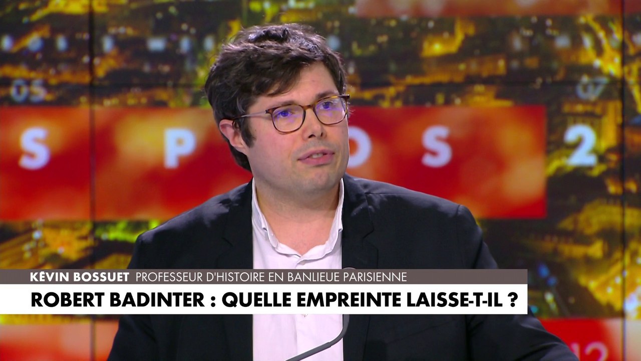 Kévin Bossuet : «La vie de Robert Badinter se résume dans une lutte pour la vie, pour le droit à la vie»