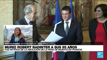Informe desde París: falleció Robert Badinter, ministro de Justicia que abolió la pena de muerte
