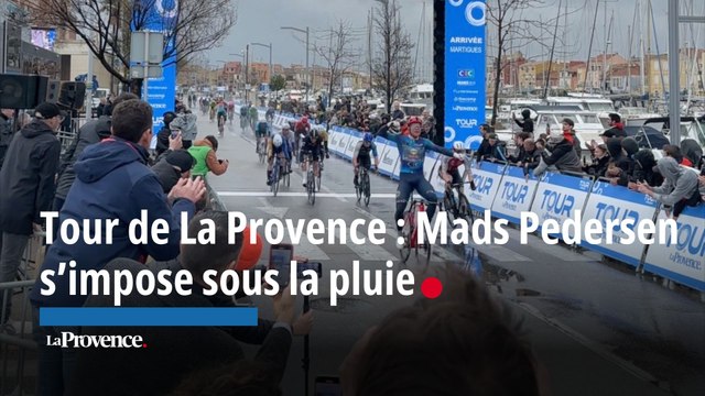 Tour de La Provence : Mads Pedersen s'impose sous la pluie