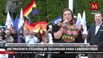 ¿Cómo funciona el esquema de seguridad para candidaturas del INE?