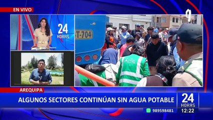 Arequipa: escasez de agua persiste en algunos sectores de la ciudad