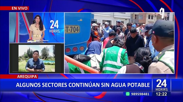 Arequipa: escasez de agua persiste en algunos sectores de la ciudad