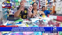 Cercado de Lima: intervienen 12 locales donde ofrecían medicamentos vencidos
