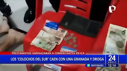 Ica: desarticulan peligrosa banda del ‘gota a gota’ llamados ‘Los colochos del sur’