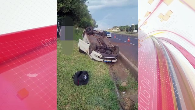 Bombeiros são acionados para atender capotamento na BR-369