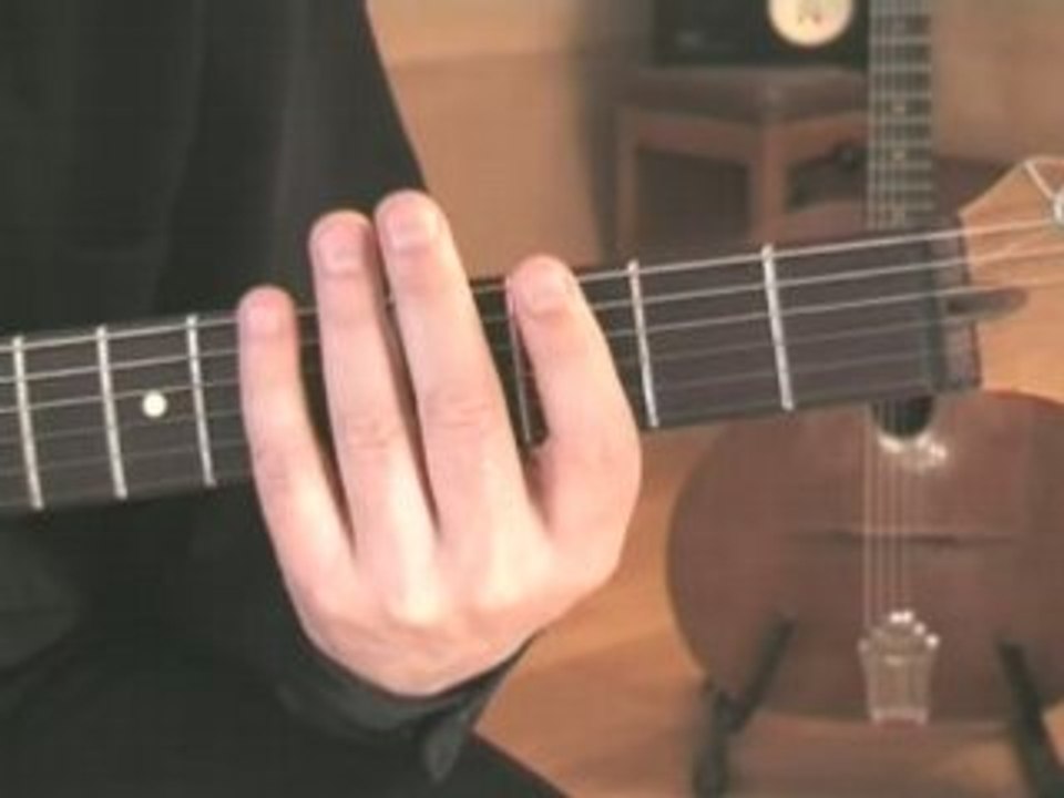 La gamme mineure naturelle a la guitare