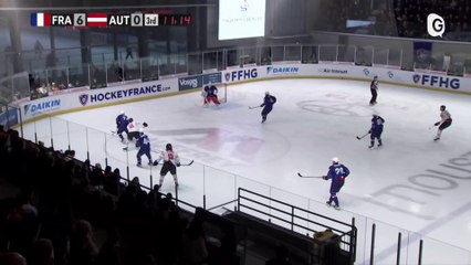 HOCKEY SUR GLACE - France-Autriche