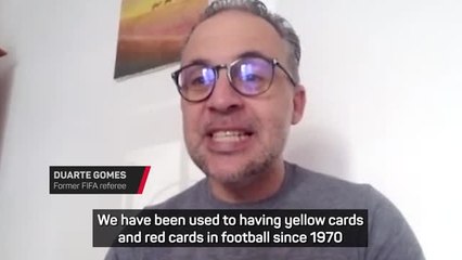 Former FIFA referee believes blue cards will stop dissent