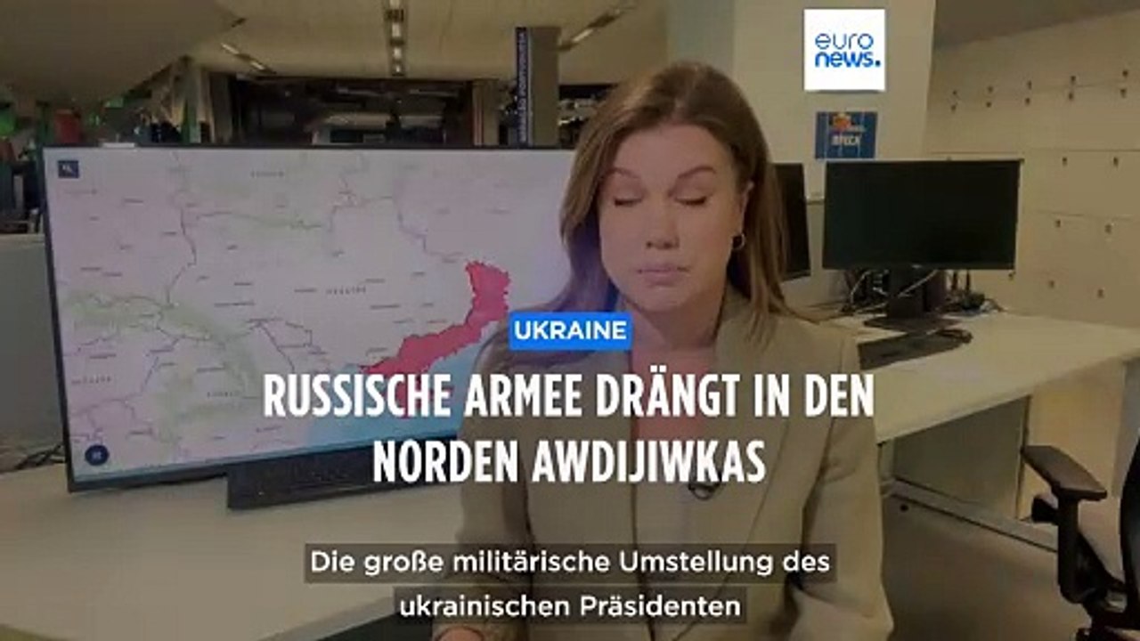 Russische Armee drängt in den Norden Awdijiwkas