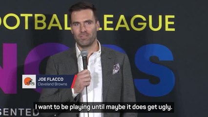 'I want to be playing until it gets ugly' - Flacco has no plans on retiring