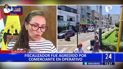 Surquillo: ambulante golpea con un ladrillo a fiscalizador durante operativo