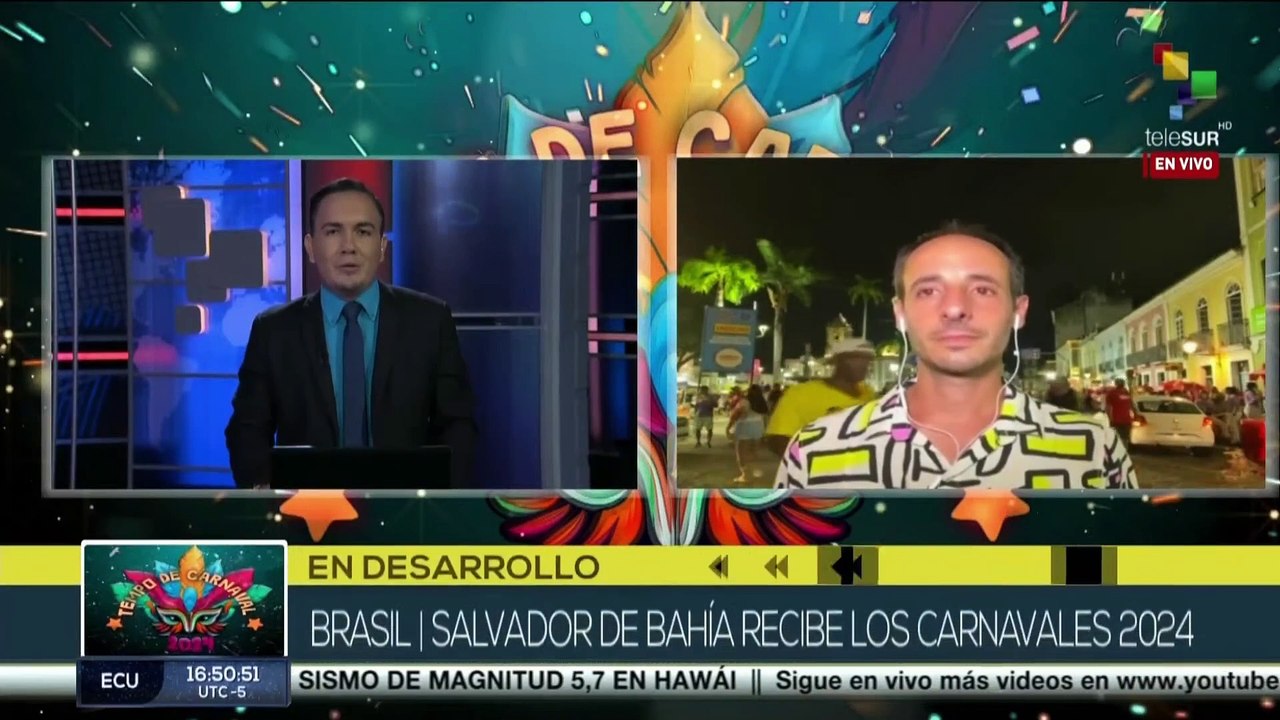 Brasil: En Salvador de Bahía se realizaron las tradicionales marchas como parte del carnaval 2024