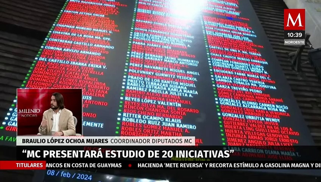 Braulio López señala que reformas de AMLO "tienen tintes electorales claros"