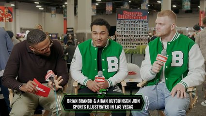 Brian Branch And Aidan Hutchinson Talk About Their Support From Detroit And Their Tough Playoff Loss