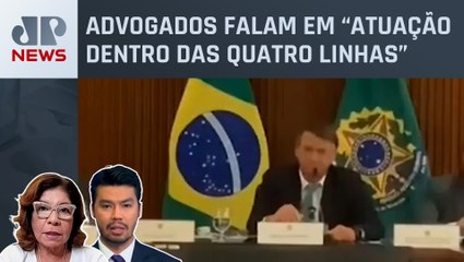 Defesa de Bolsonaro diz que vídeo mostra “opiniões sobre conjuntura do momento”