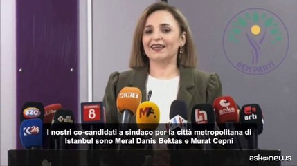 Partito turco filo-curdo annuncia candidati alle municipali Istanbul