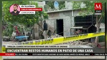 Encuentran restos humanos en el patio de una casa en Los Mochis, Sinaloa