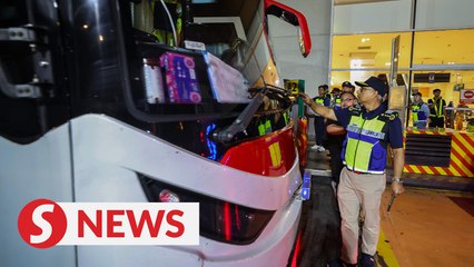 Driver who drove tourist bus without licence detained by JPJ during Ops Tahun Baru Cina 2024