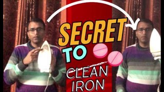 How to clean Iron bottom plate|Secret to clean Iron|Istri ko saaf karne ka tariqa|Effective method to clean bottom of iron plate