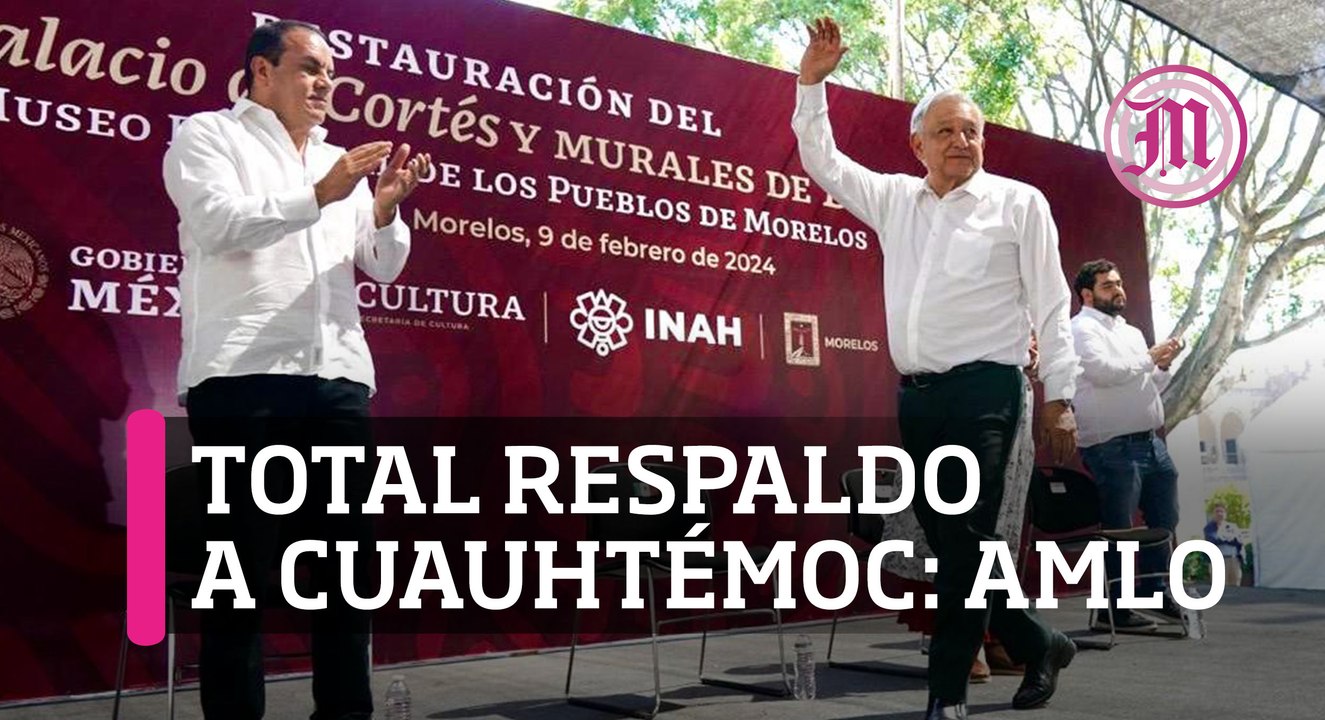Total respaldo a Cuauhtémoc: AMLO
