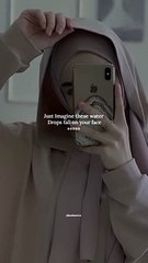 Just Imagine These Water Drops Fall in Your Face ❣️