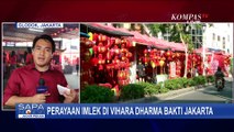 Suasana Perayaan Imlek 2024 di Vihara Dharma Bhakti Glodok, Warga Mulai Berdatangan