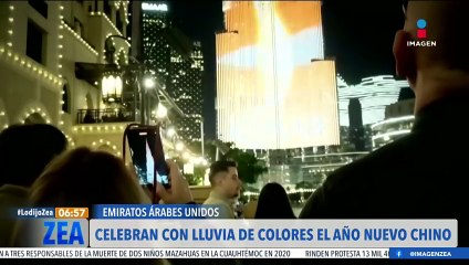 Así celebró Emiratos Árabes Unidos la llegada del año nuevo chino