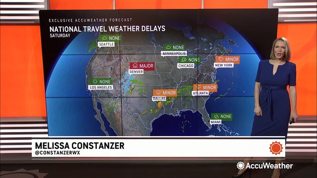 Weekend travel delays likely due to storms across the US