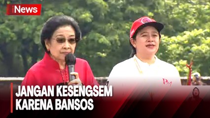 Megawati: Jangan Kesengsem Pilih Pemimpin Hanya karena Bansos
