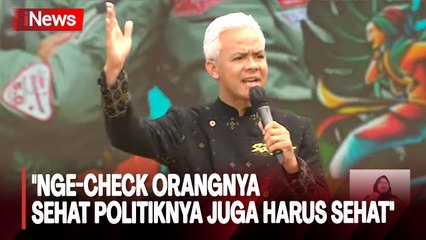 Dikalungi Stetoskop saat Kampanye Akbar, Ganjar Beberkan Makna Simbolisnya